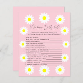 Wildblumen Daisies - Wer kennt DADDY am besten