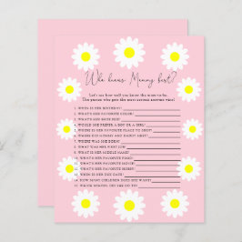 Wildblumen Daisy - Wer kennt MOMMY am besten