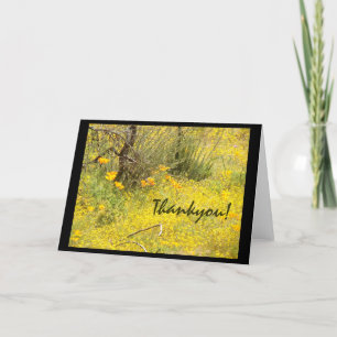 Wildblumen danke! Karte