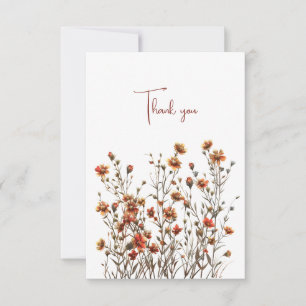 Wildblumen danken Ihnen für Ihr Hochzeitsgeschenk