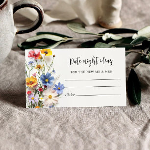 Wildblumen Date Night Ideas bridal Begleitkarte