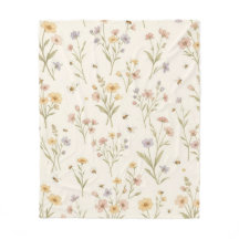 Wildblumen-Decke – Cozy Wildflower Throw