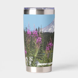 Wildblumen des Nationalparks Mount Rainier Thermobecher
