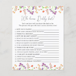 Wildblumen, die DADDY am besten kennen