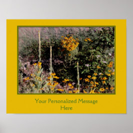 Wildblumen, die Ihr eigenes Angebot erstellen Poster