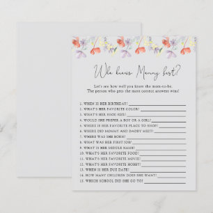 Wildblumen, die MOMMY am besten kennen