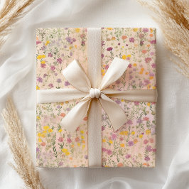 Wildblumen, die wild wachsen seidenpapier