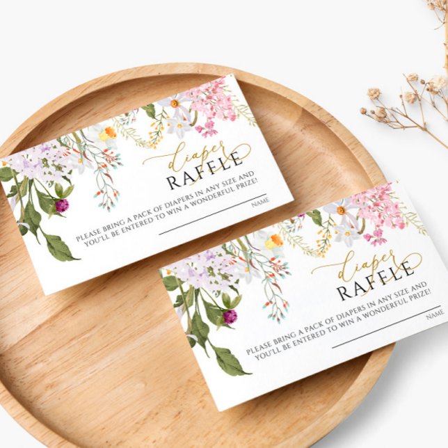 Wildblumen - Eintrittskarte für Windeln Begleitkarte (Von Creator hochgeladen)