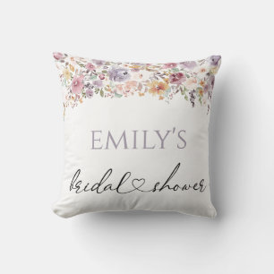 Wildblumen Elegante Babyparty oder Hochzeitsbrause Kissen