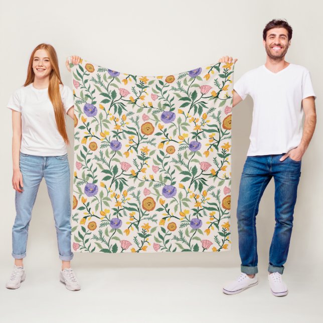 Wildblumen Fleecedecke (Beispiel)
