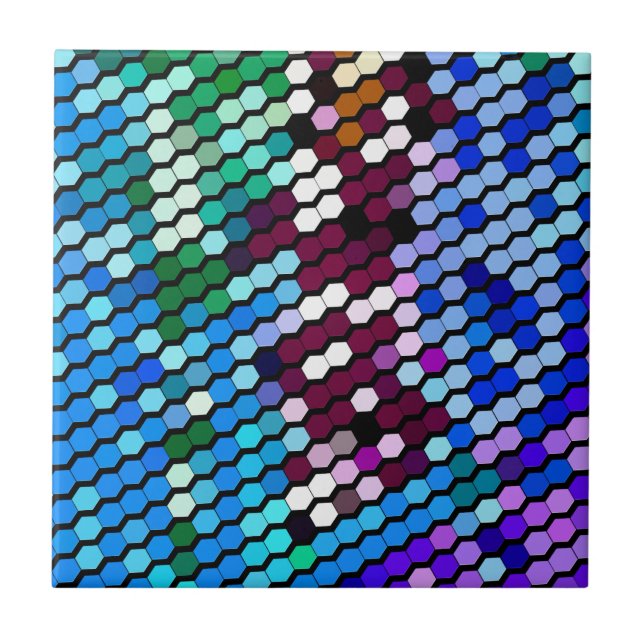 WILDBLUMEN FLIESE (Vorderseite)