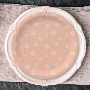 Wildblumen Floral Sommer Frühling Braut Dusche Pappteller