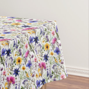 Wildblumen Floral Tischdecke