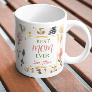 Wildblumen-Foto-Best-Mom-Ever-Tasse Kaffeetasse