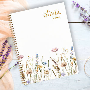 Wildblumen für Aquarellfelder Folientafeln Notizbuch