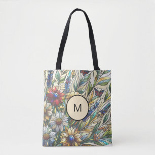 Wildblumen für die Hartglasdesign