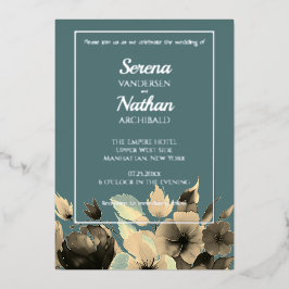 Wildblumen für Naturspaare Folieneinladung