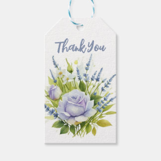 Wildblumen für Wasserfarben Geschenkanhänger