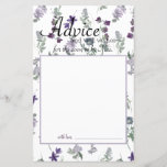 Wildblumen für Wasserfarben - Lavendel<br><div class="desc">Schöne Aquarellfarben Wildblumen von weichen Grüntönen und Lavendel und Purples. Koordination von Blumen auf der Rückseite. In unserem Zazzle-Shop finden Sie passende Artikel,  um Ihre Veranstaltungskollektion abzuschließen!</div>