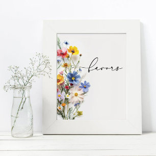 Wildblumen Geschenke Poster