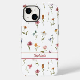 Wildblumen Girl Floral Name Case-Mate iPhone 14 Hülle