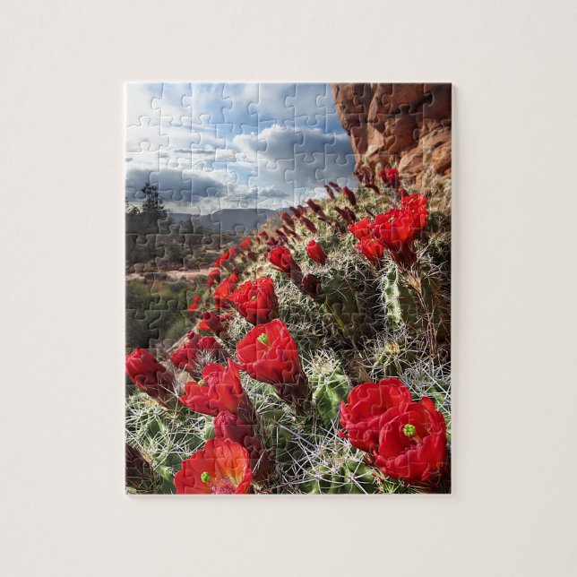 Wildblumen - Grand Canyon - Arizona Puzzle (Vertikal)