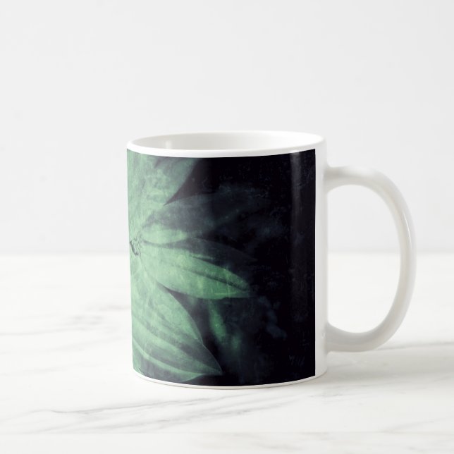 Wildblumen Grunge Tasse (Rechts)