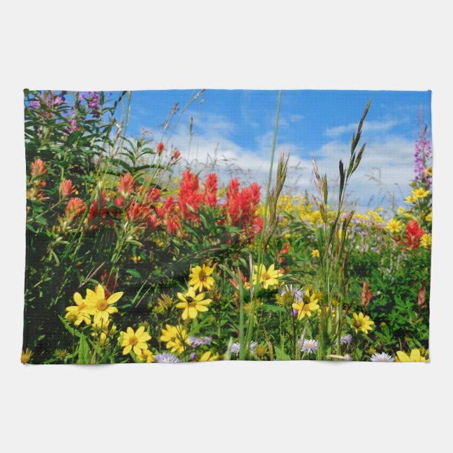 Wildblumen Handtuch (Horizontal)
