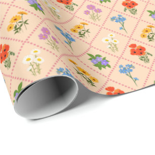 Wildblumen-Harlekin-Garten Geschenkpapier
