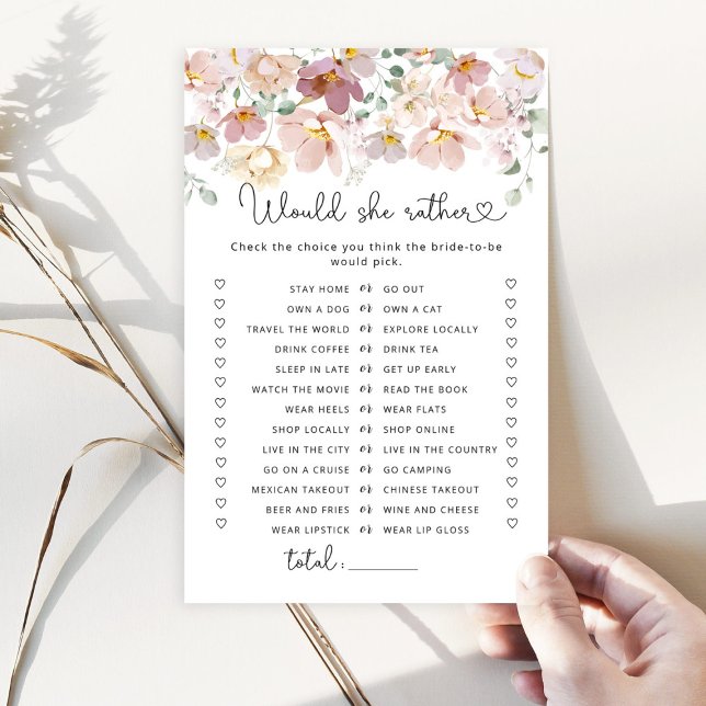 Wildblumen Hätte sie lieber Brautparty (Von Creator hochgeladen)