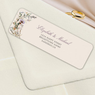Wildblumen Hochzeit Eleganter Moderner Chic