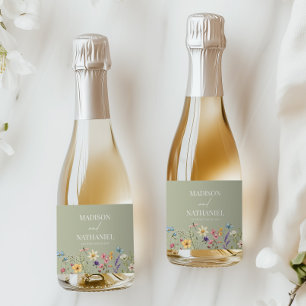 Wildblumen-Hochzeit im Blumen Garten