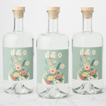 Wildblumen Hochzeit im botanischen Garten