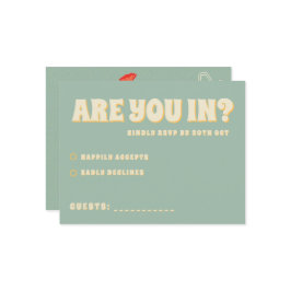 Wildblumen Hochzeit im botanischen Garten RSVP Karte