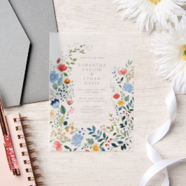 Wildblumen Hochzeit im farbenfrohen Garten