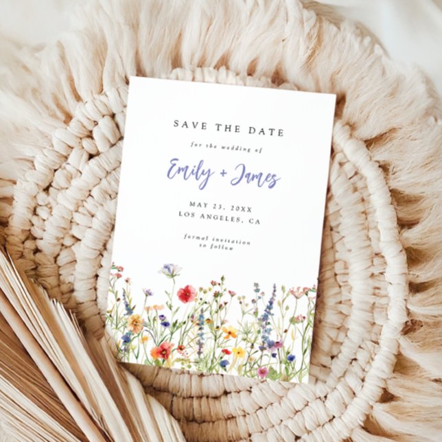 Wildblumen-Hochzeit - Save The Date (Von Creator hochgeladen)