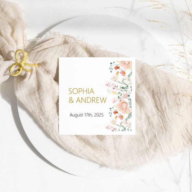 Wildblumen Hochzeit von Napkins Serviette (Von Creator hochgeladen)