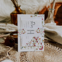 Wildblumen Hochzeitsfeiern Bauchband