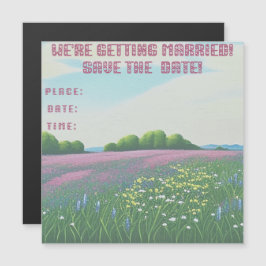 Wildblumen Hochzeitsmalerei Einladung