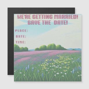 Wildblumen Hochzeitsmalerei Einladung