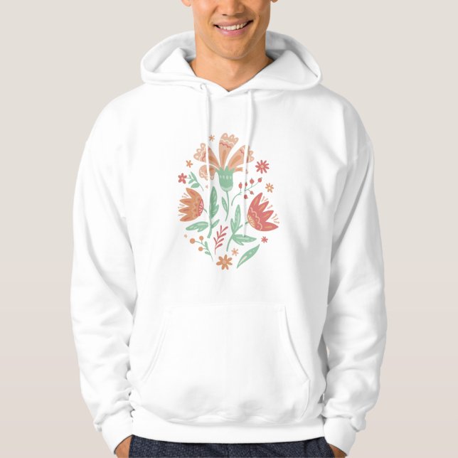 Wildblumen Hoodie (Vorderseite)