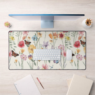Wildblumen im Frühjahr Sommerwiese Schreibtischunterlage