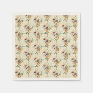 Wildblumen im Herbst Serviette