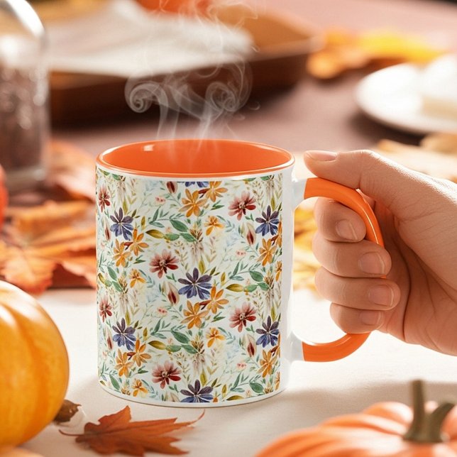 Wildblumen im Herbst Tasse (Von Creator hochgeladen)