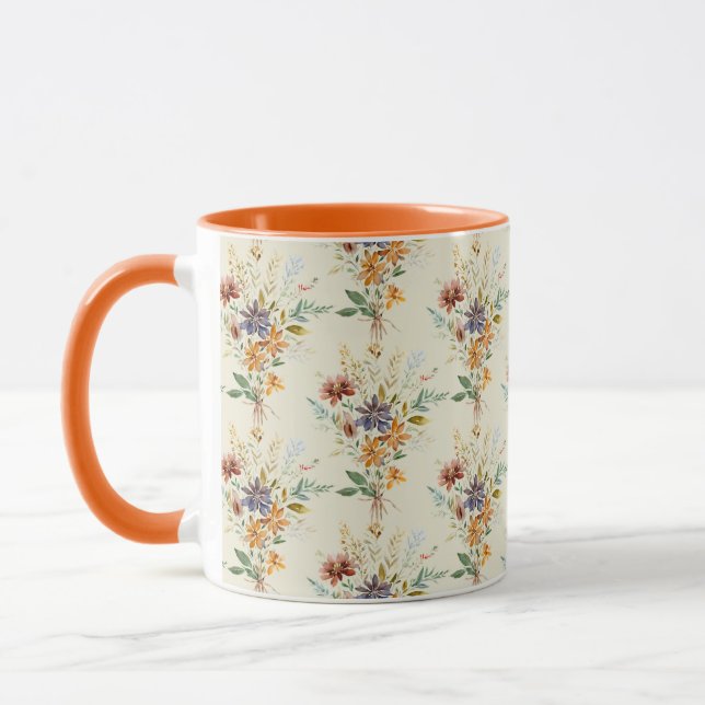Wildblumen im Herbst Tasse (Links)