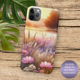 Wildblumen im Sonnenuntergang Frische Pasta machen Case-Mate iPhone Hülle