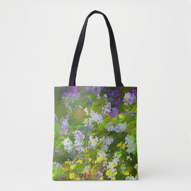 Wildblumen Impasto Malerei - Originelle Blume Kuns (Vorderseite)