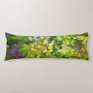 Wildblumen Impasto Malerei - Originelle Blume Kuns Seitenschläferkissen