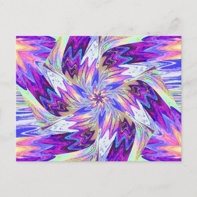 WILDBLUMEN IN ABSCHNITTEN 1 Postkarte (Vorderseite)