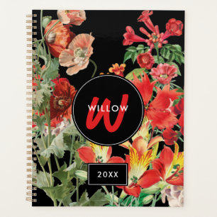 Wildblumen in Aquarellfarben Planer